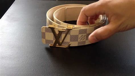 fake white and gold louis vuitton belt